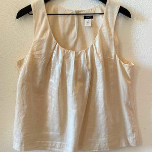 J.crew Shimmery Top Light Peach, Champagne Color